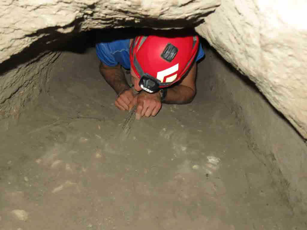 exploring caves